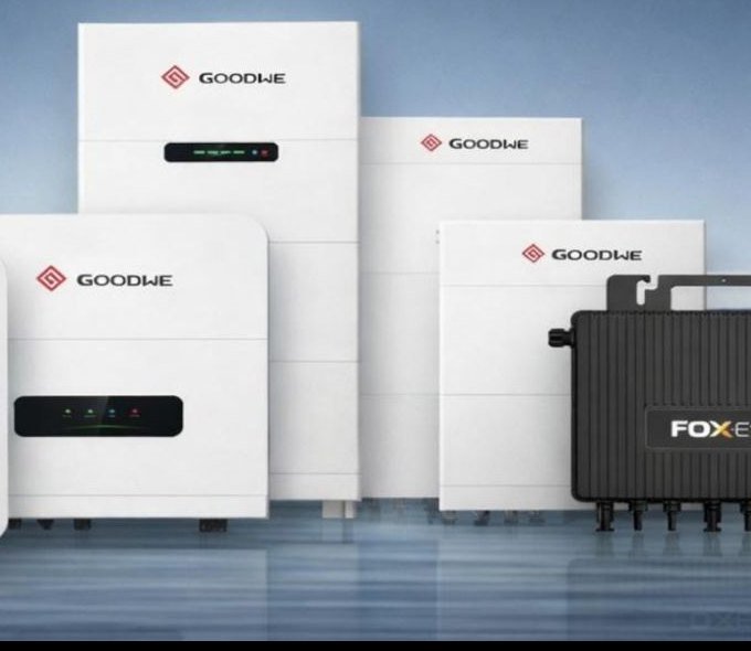 GoodWe hybrid inverter and battery stack